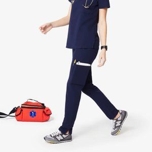 Yola Skinny FIGS Scrub pants XS TALL Navy